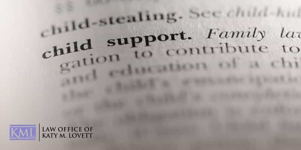 retroactive child support texas